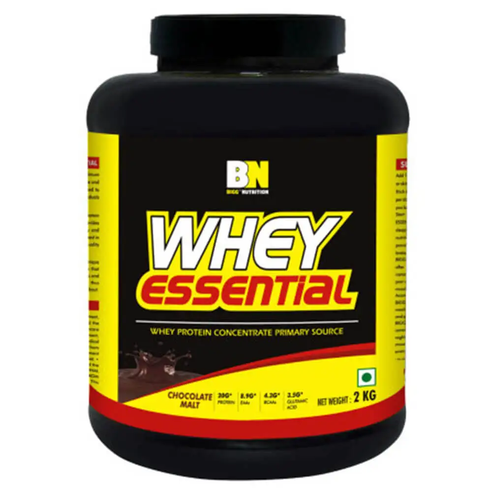 Bigg Nutrition Whey Essential,  4.4 lb  Chocolate + Shaker Free