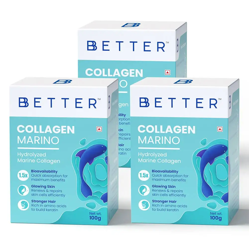 Bbetter Collagen Marino,  100 g  Unflavoured (Pack of 3)