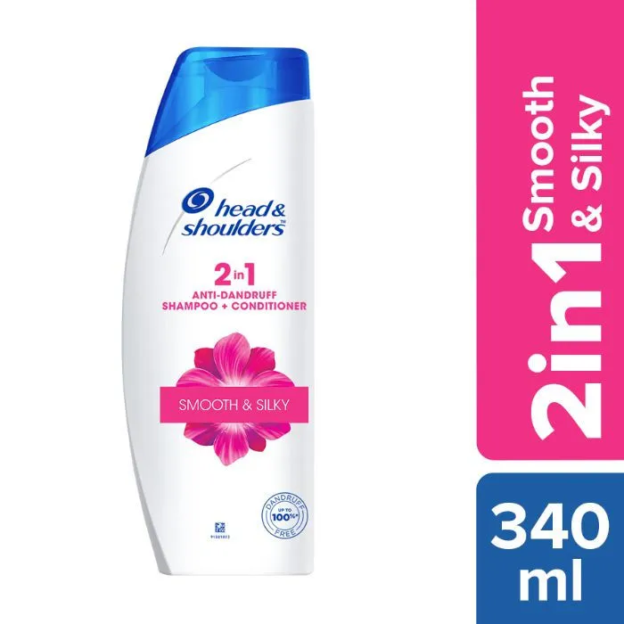 Head & Shoulders Smooth and Silky 2-in-1 Anti-Dandruff Shampoo + Conditioner