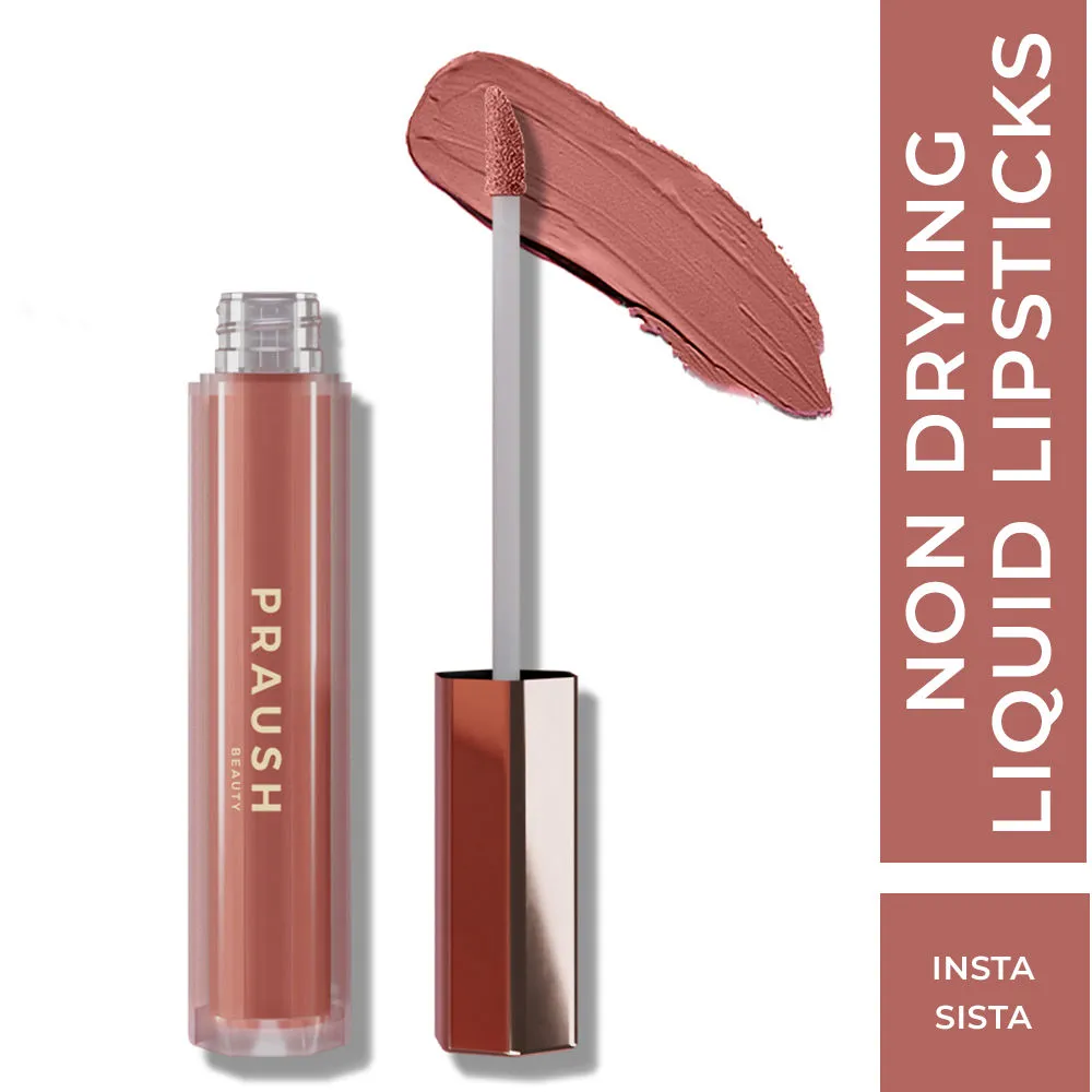 Praush (Formerly Plume) Luxe Matte Liquid Lipstick - Insta Sista