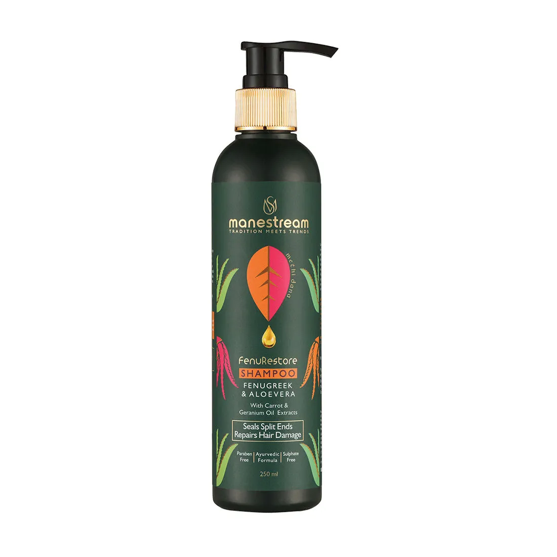 Manestream Ayurvedic Fenugreek & Aloe Vera Shampoo