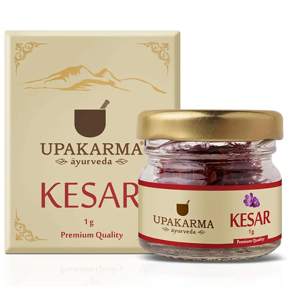 Upakarma Ayurveda Premium Quality Kesar,  Natural  1 g