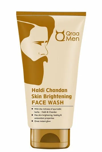 Qraa Men Haldi Chandan Skin Brightening Face Wash