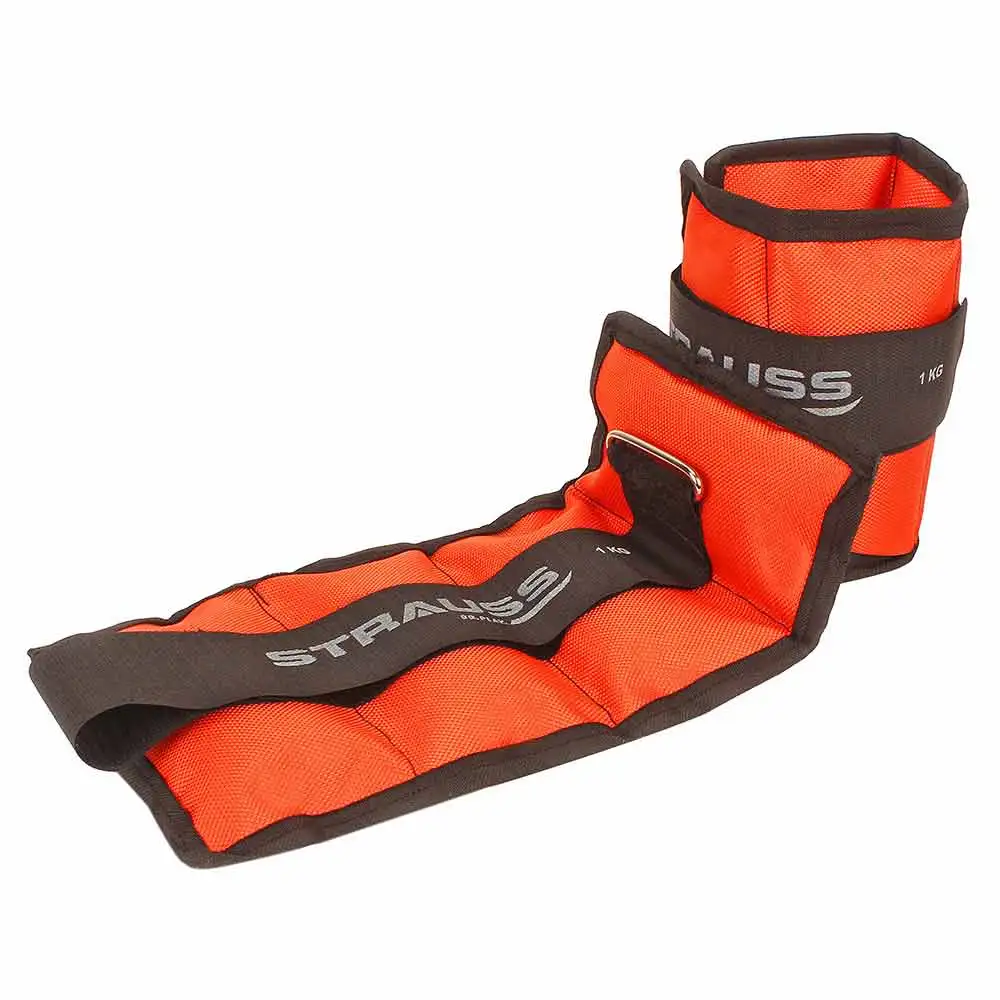 Strauss Ankle Weight (Pair),  Orange  1 kg