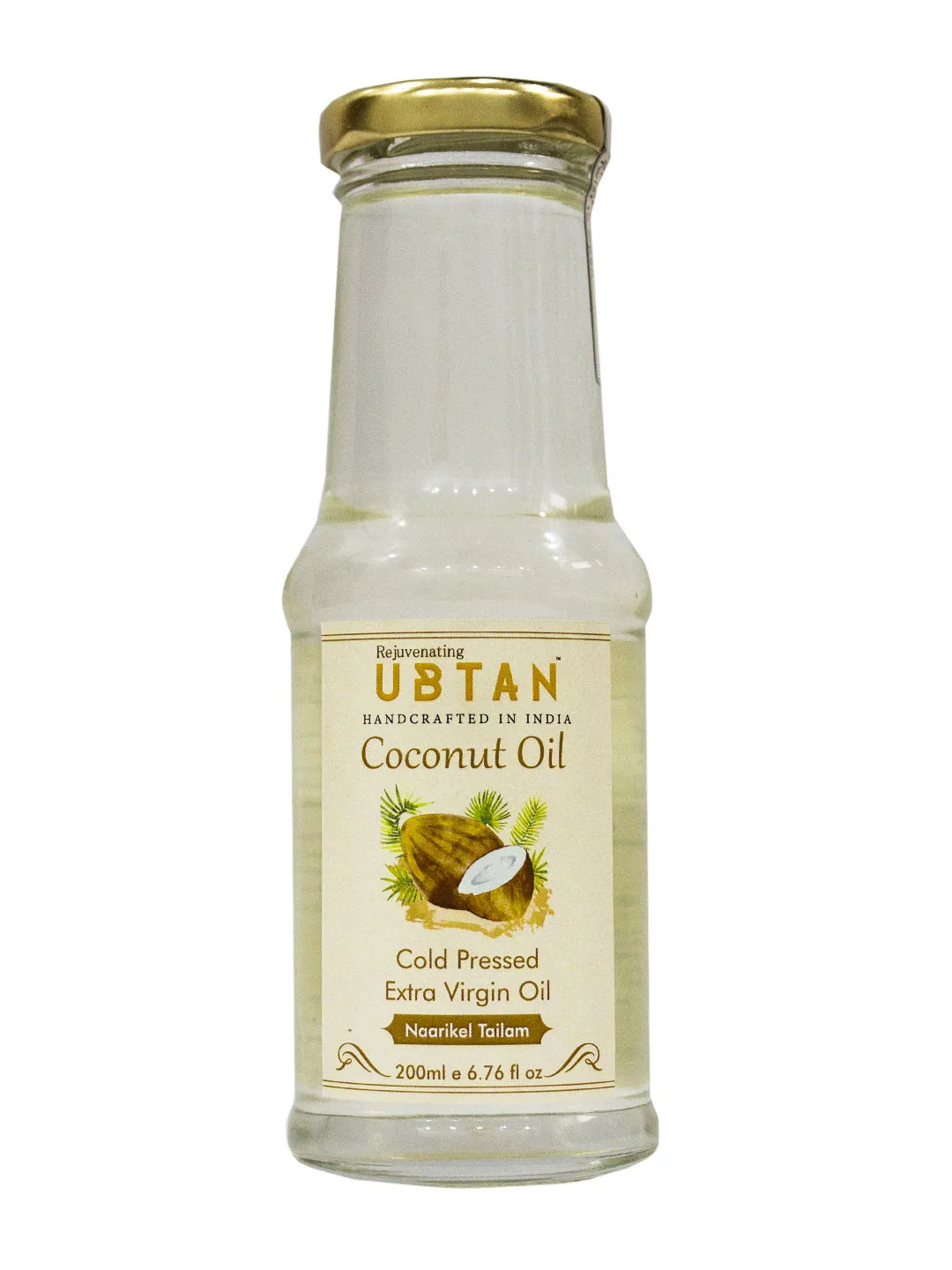 Rejuvenating UBTAN Cold Pressed Extra Virgin Coconut Oil - Edible