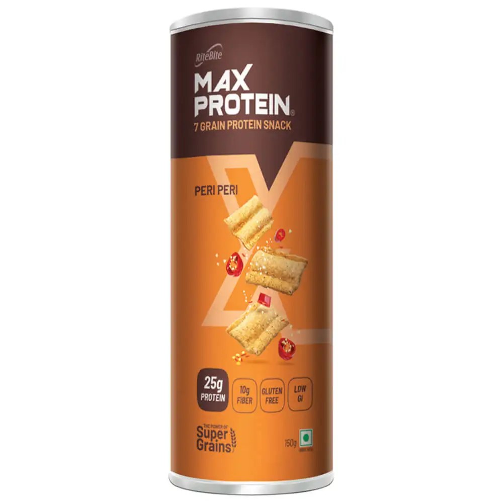 RiteBite Max Protein Chips,  150 g  Peri Peri