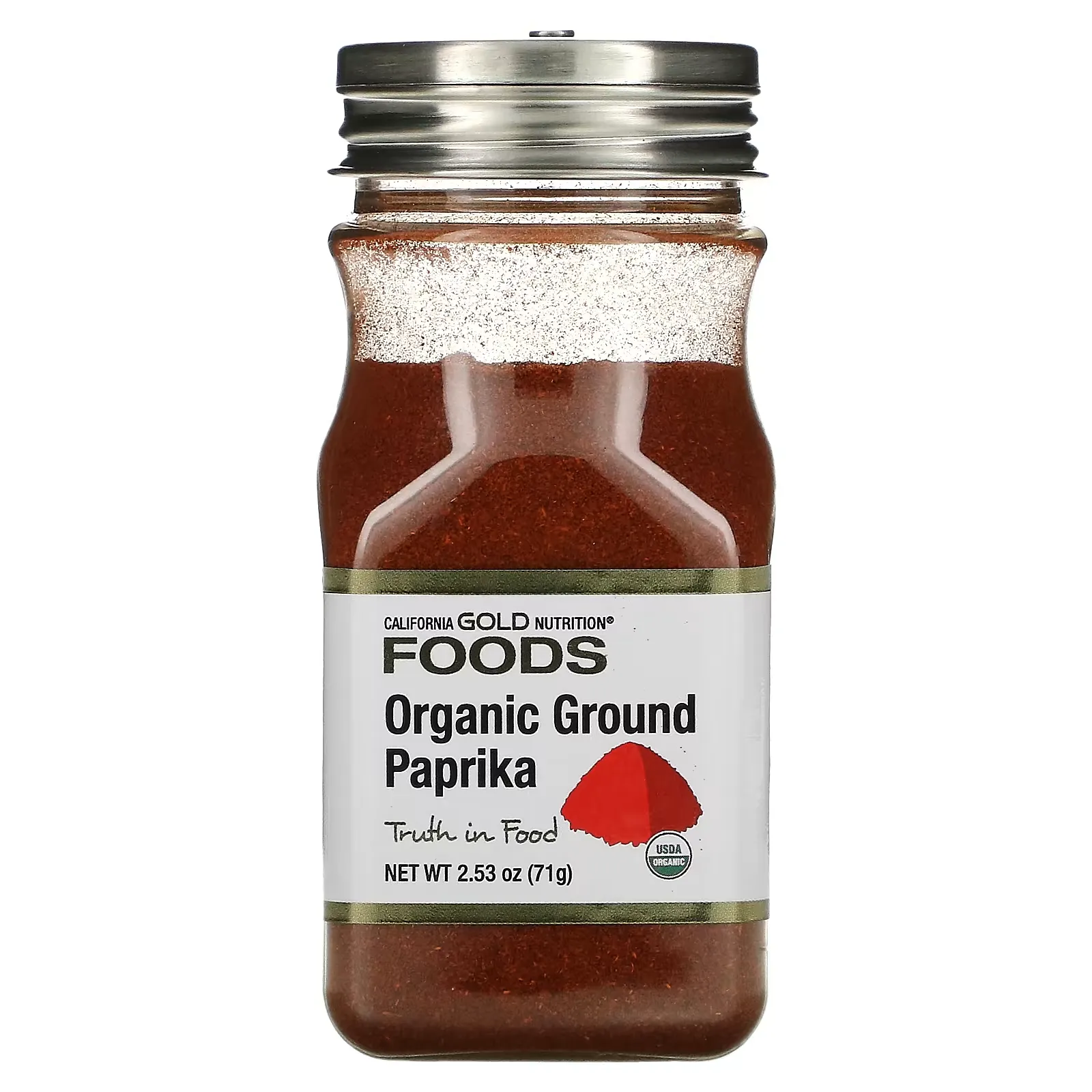 Organic Ground Paprika, 2.53 oz (71 g)