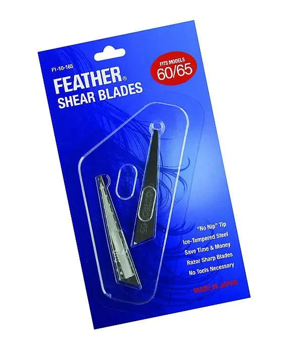 Feather Replacement Blades For Switch Blade Hair Cutting Professional Shears & Scissors 60/65