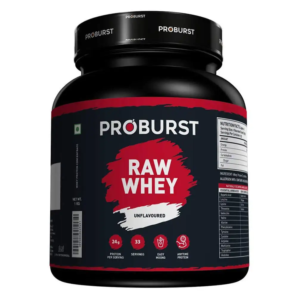 Proburst Whey Raw,  2.2 lb  Unflavoured