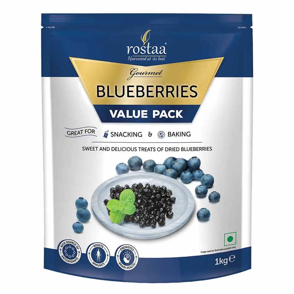 Rostaa Blueberries,  1 kg  Unflavoured