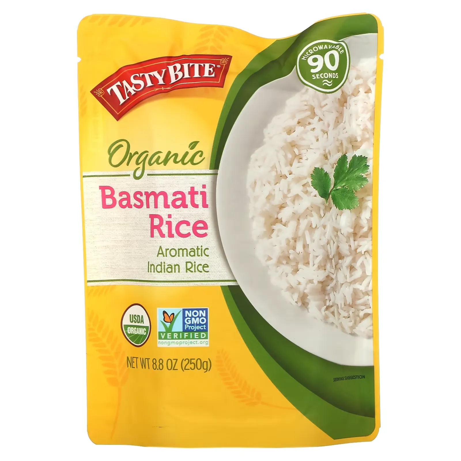 Organic Basmati Rice, 8.8 oz (250 g)