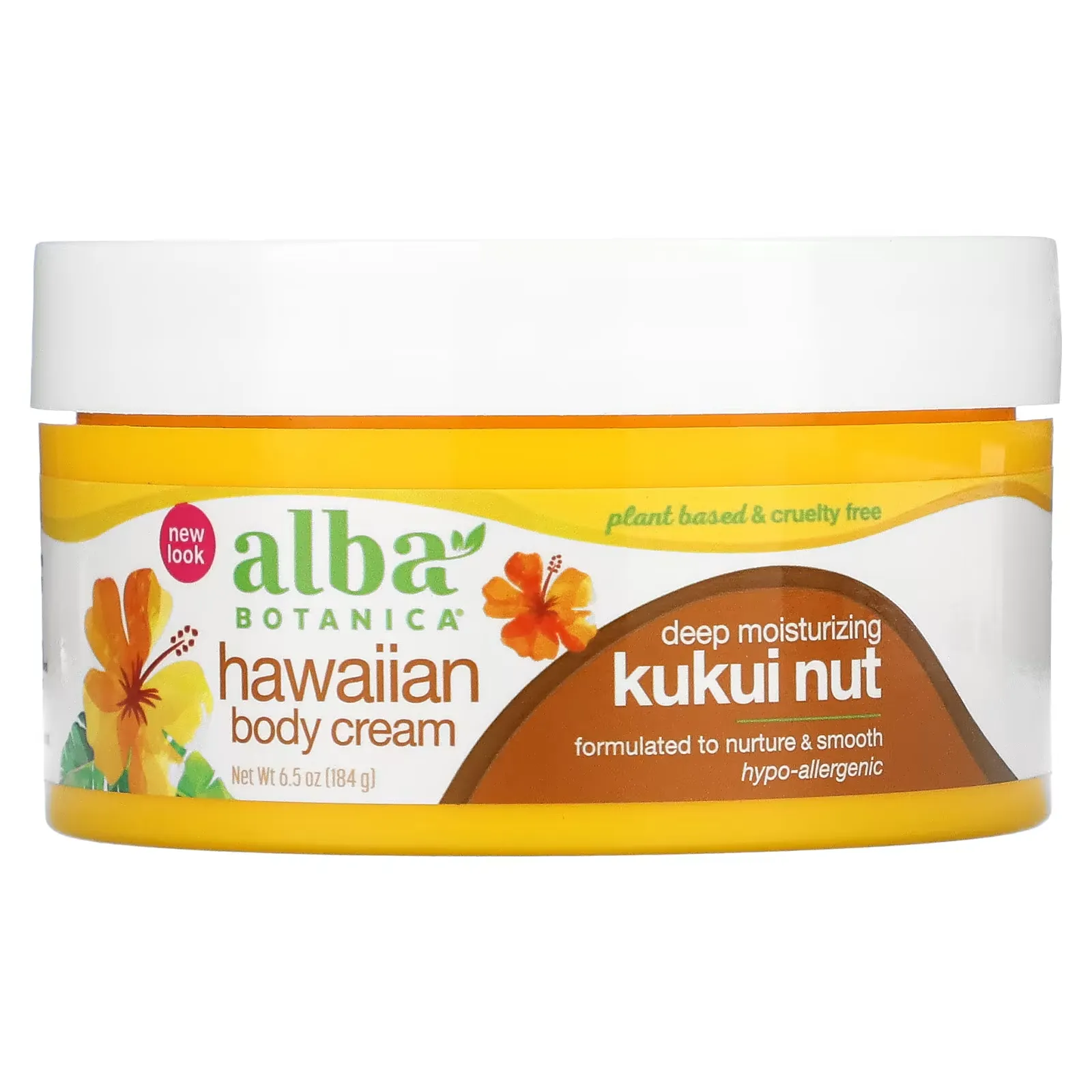 Hawaiian Body Cream, Kukui Nut, 6.5 oz (184 g)