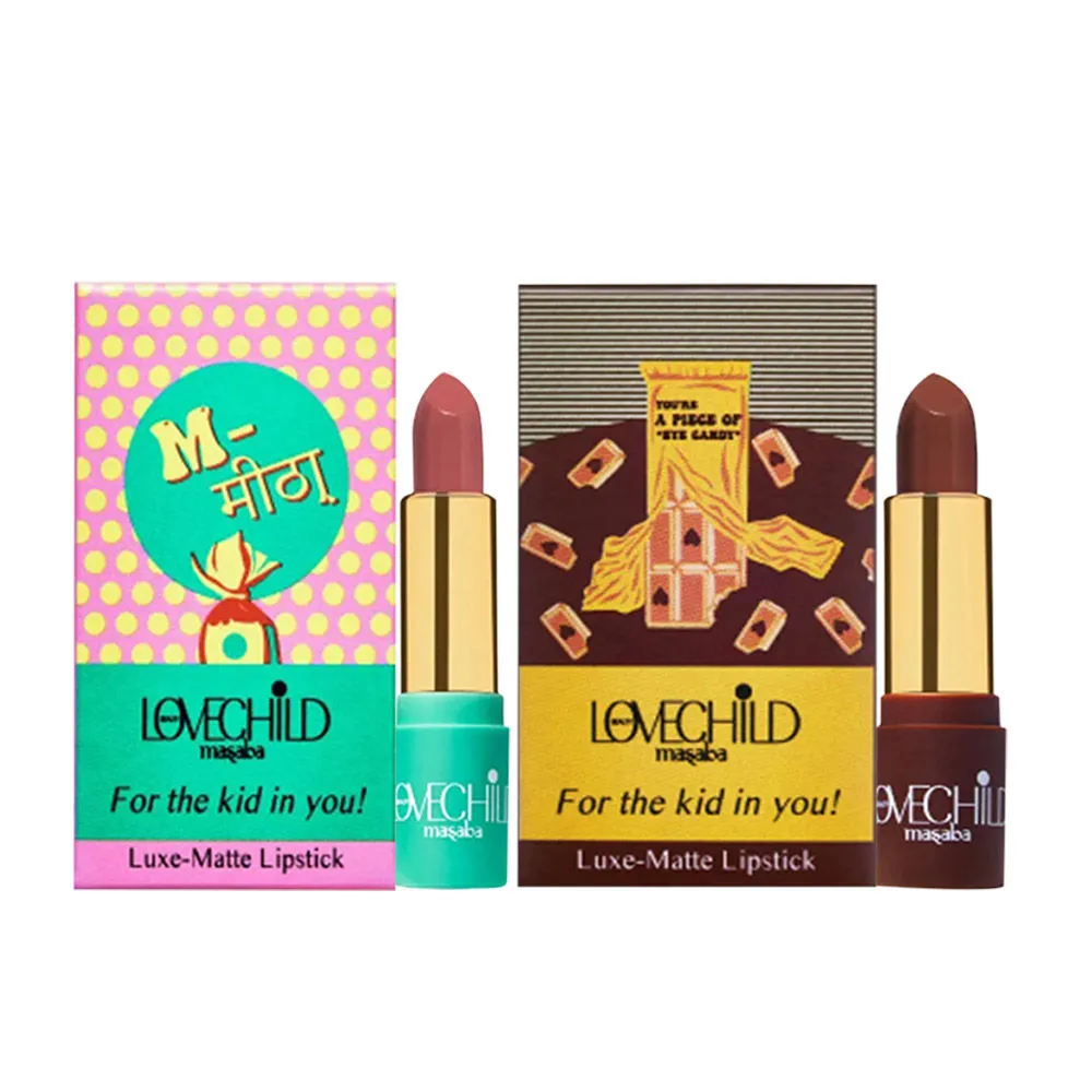 LoveChild Masaba Sun Kissed Matte Lipstick Combo