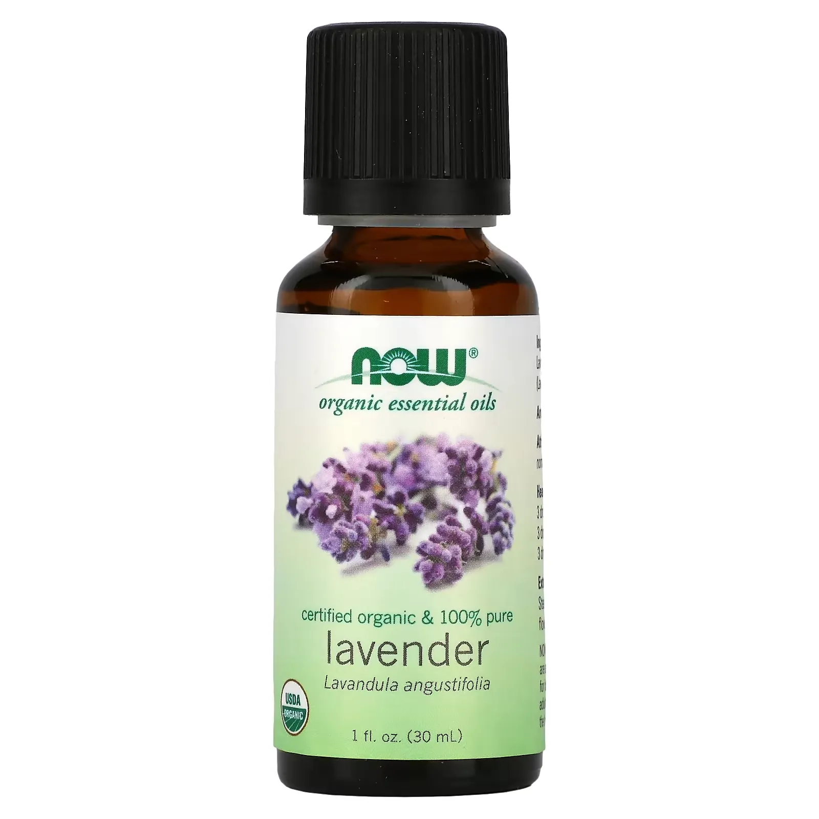 Organic Essential Oils, Lavender, 1 fl oz (30 ml)