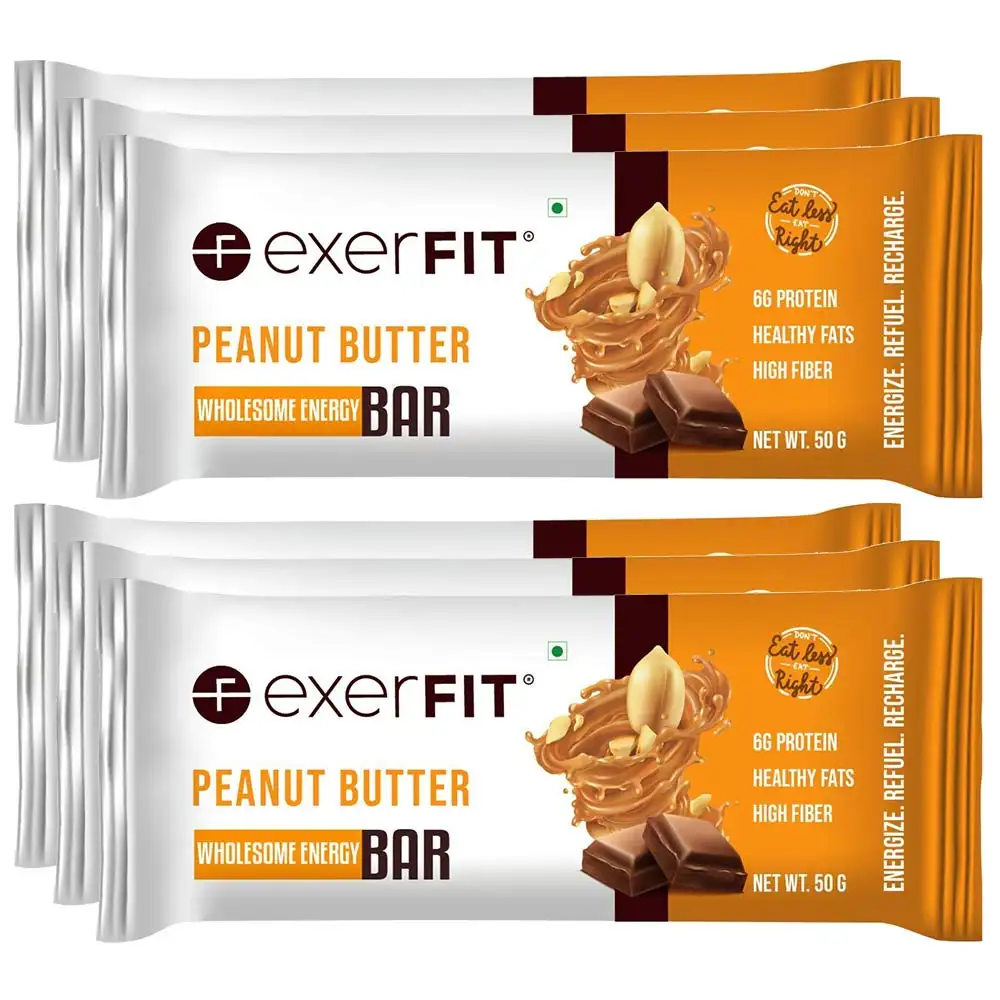 exerFIT Wholesome Energy,  6 bar(s)  Peanut Butter