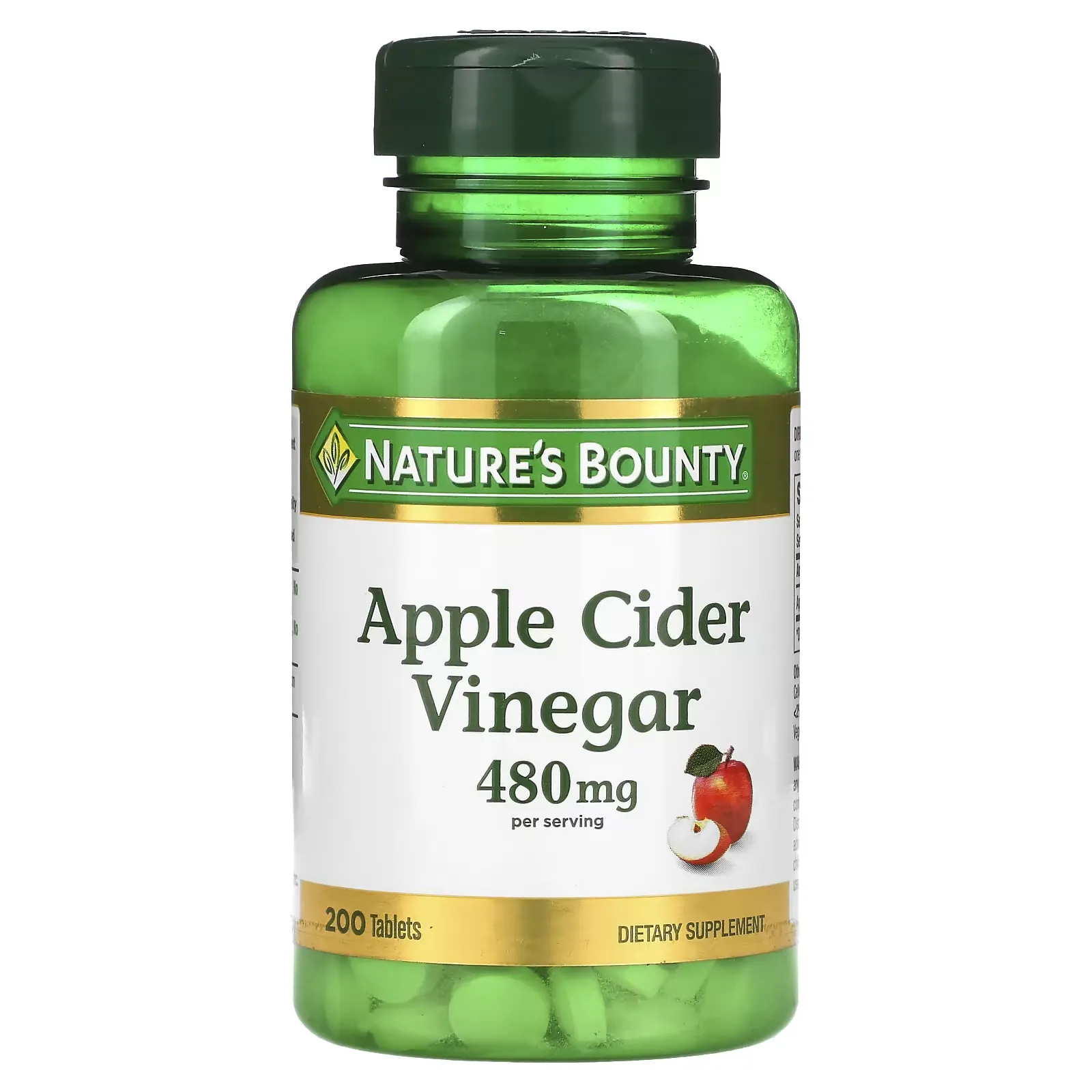 Apple Cider Vinegar, 240 mg, 200 Tablets