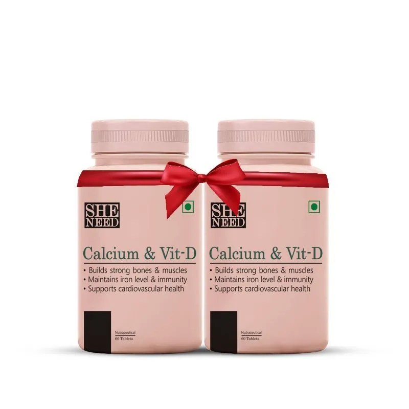 Sheneed Calcium And Vit-d Supplement- Pack Of 2