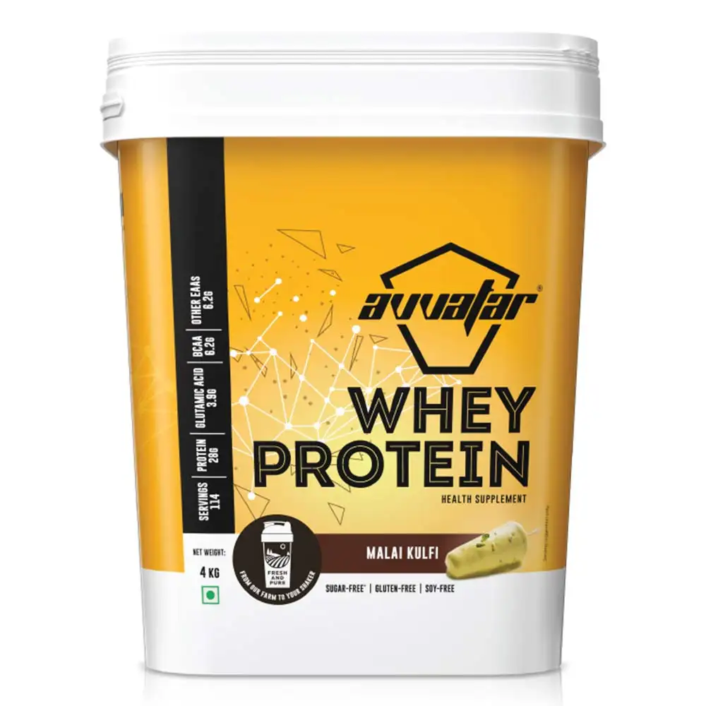 Avvatar Whey Protein,  8.8 lb  Malai Kulfi