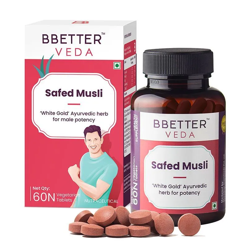 BBETTER Veda Safed Musli Powder Tablets