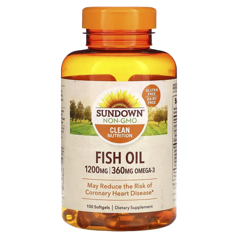 Fish Oil, 600 mg, 100 Softgels