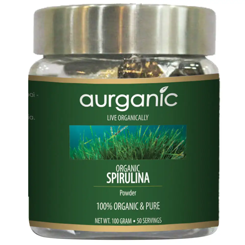 Aurganic Spirulina Powder,  0.1 kg