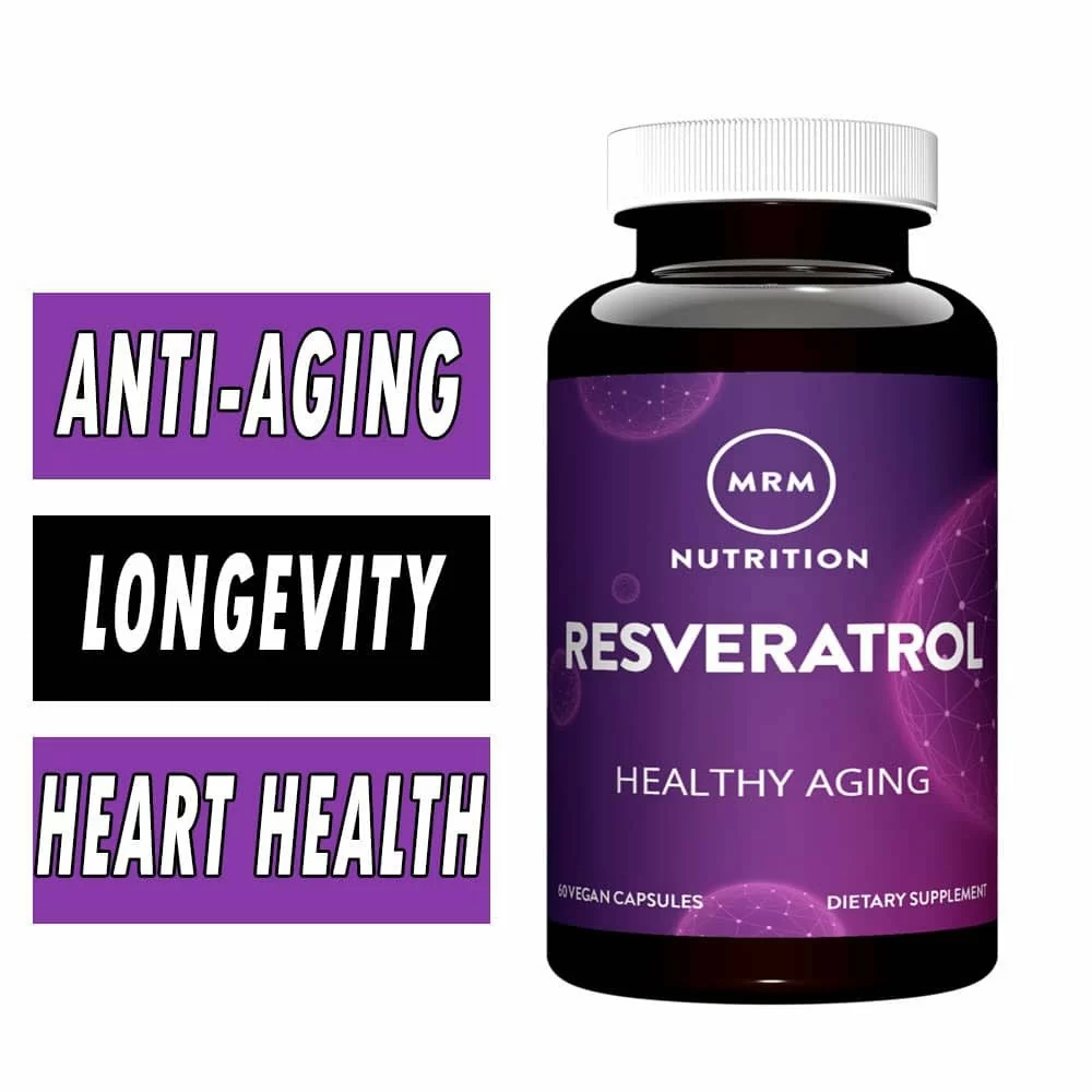 MRM Resveratrol - 60 Vegan Capsules - Healthy Aging