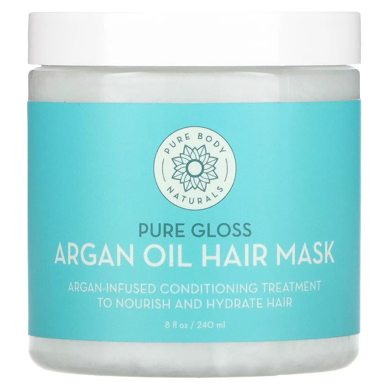 Pure Gloss Argan Oil Hair Mask, 8 fl oz (240 ml)