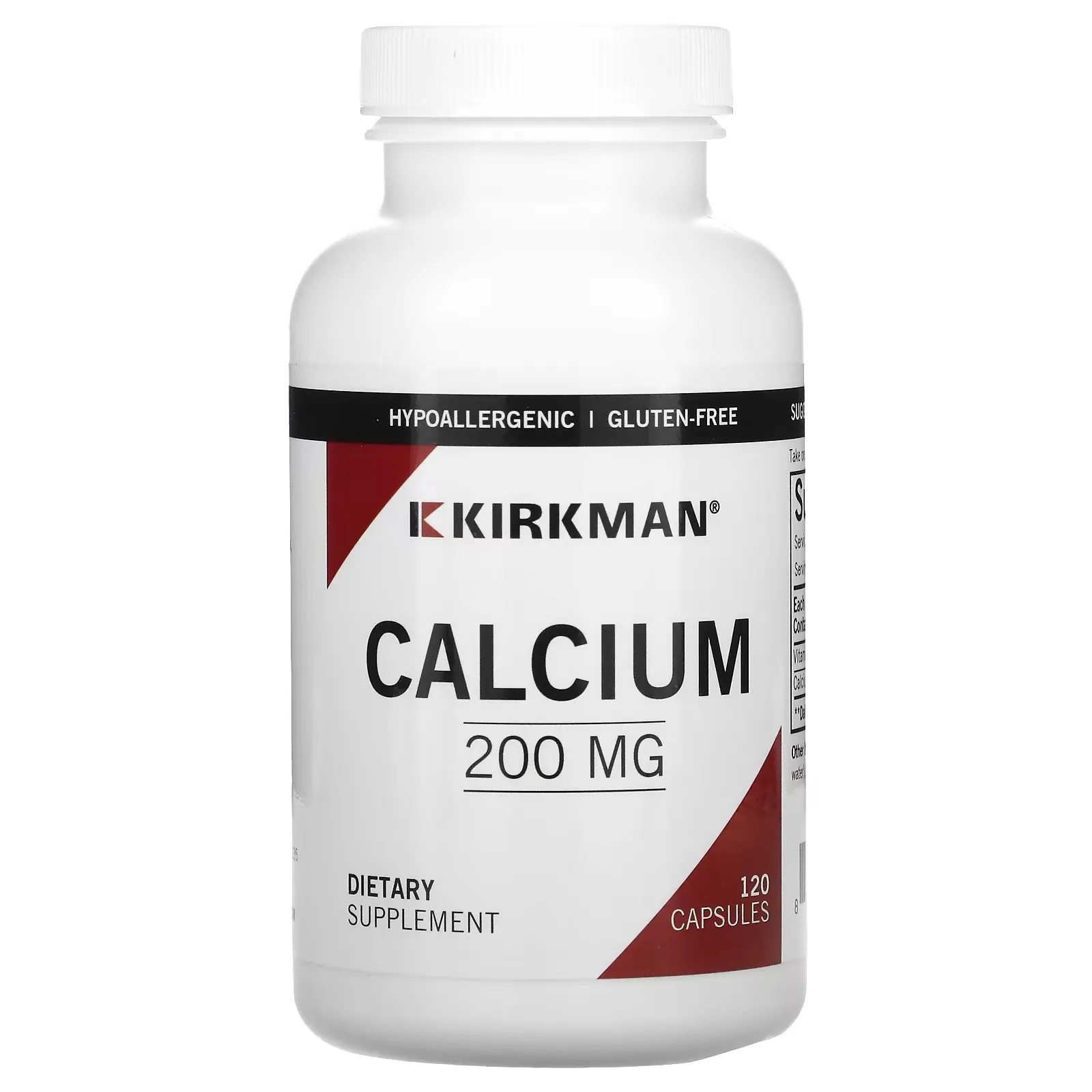 Calcium, 200 mg, 120 Capsules