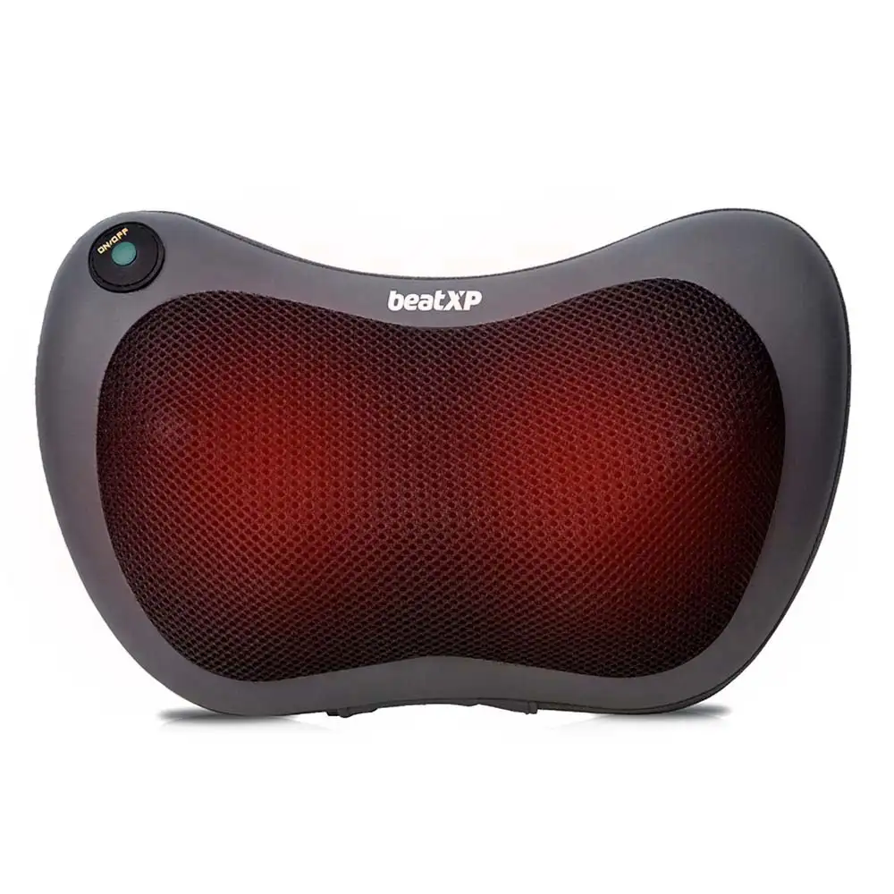 beatXP Deep Heal Pillow Shiatsu Infrared Heat Therapy Massager,  Black