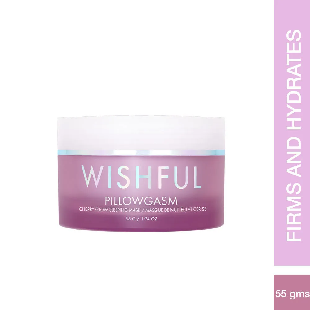 Wishful Pillowgasm Cherry Glow Sleep Mask