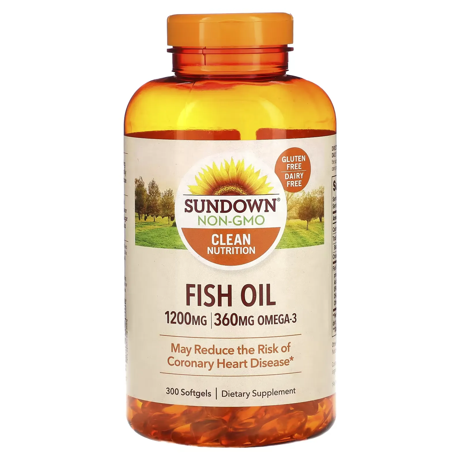 Fish Oil, 1,200 mg, 300 Softgels