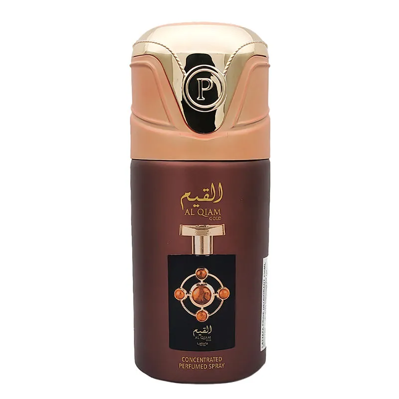 Lattafa Pride Al Qiam Gold Long Lasting Perfumed Deodorant