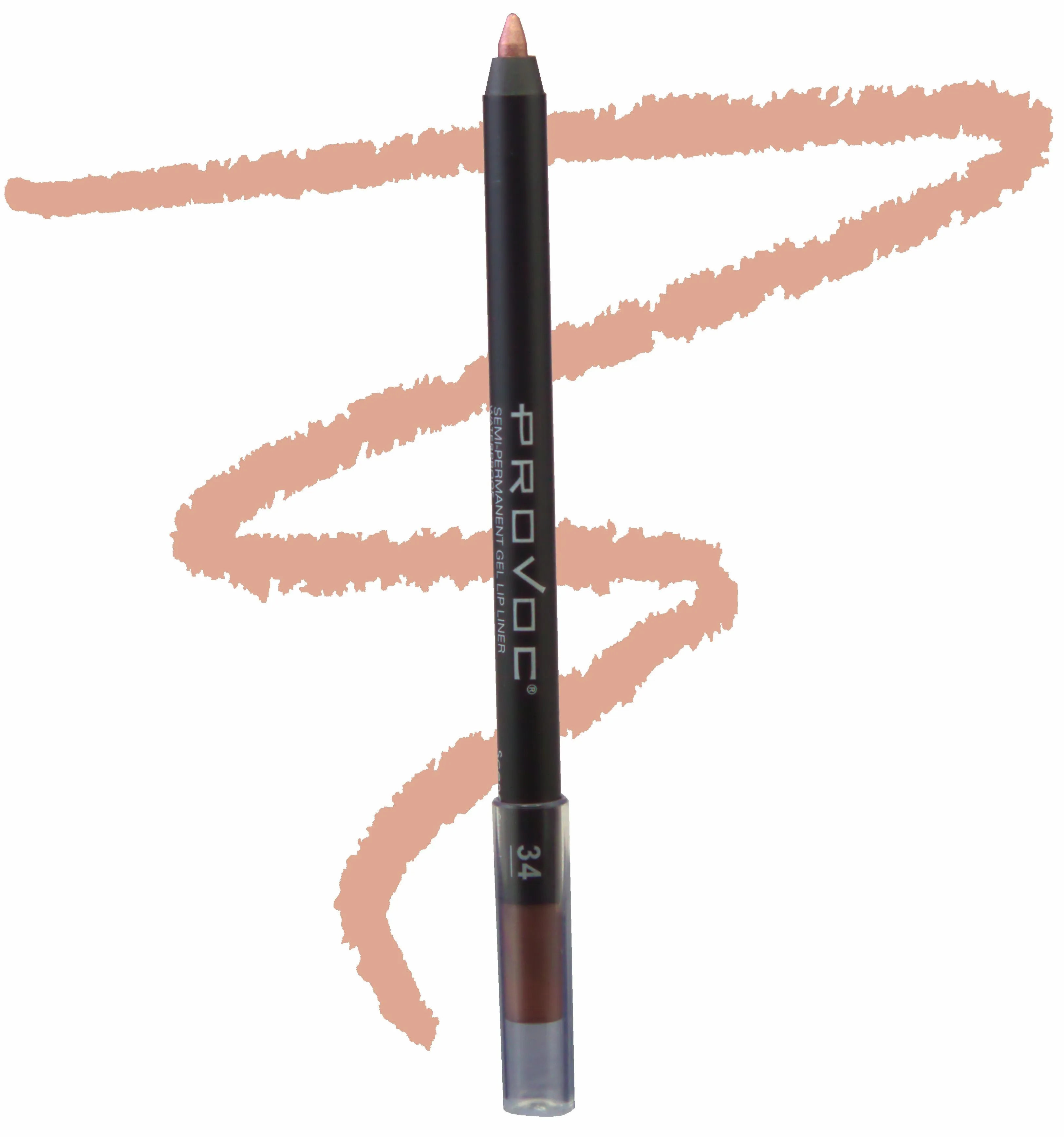 Provoc Semi-Permanent Gel Lip Liner Filler - 34 Scene Stealer