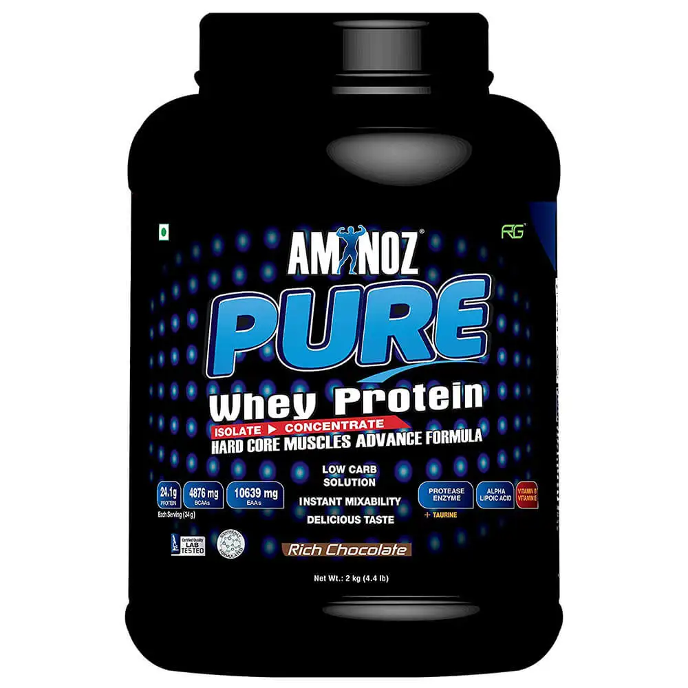 Aminoz Pure Whey Protein,  4.4 lb  Chocolate