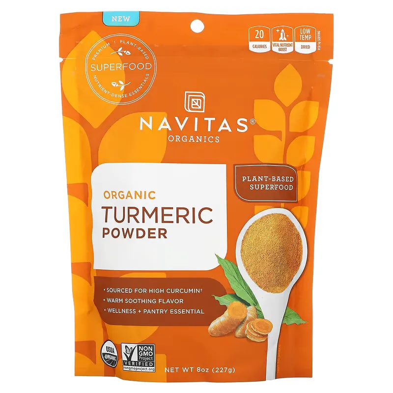 Organic Turmeric Powder, 8 oz (227 g)