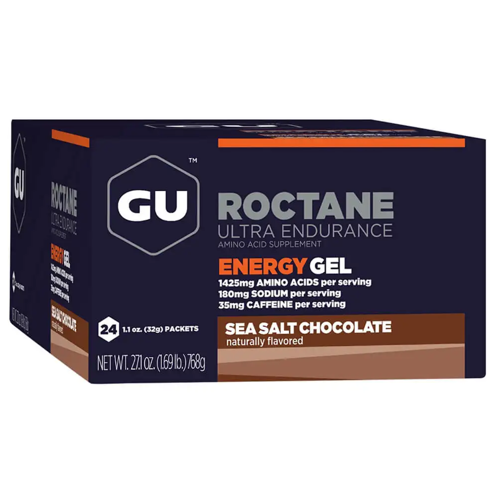 GU Roctane Energy Gel,  24 Piece(s)/Pack  Sea Salt Chocolate