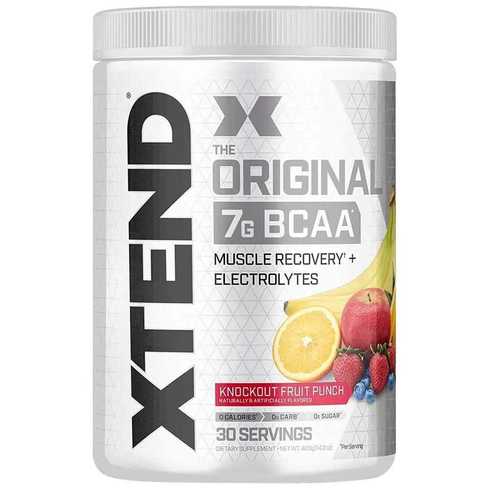 Scivation Xtend BCAA Powder (Intra Workout Catalyst),  0.89 lb  30 Servings  Knockout Fruit Punch