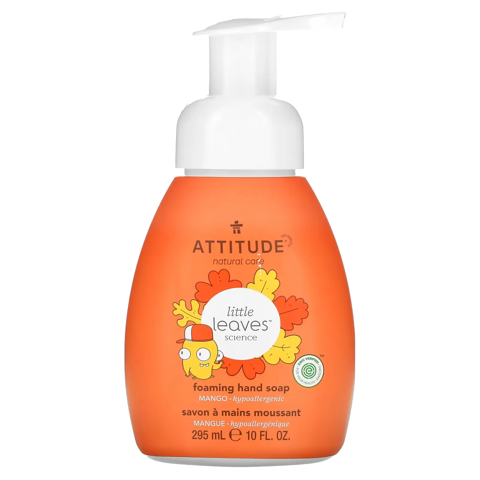 Little Leaves Science, Foaming Hand Soap, Mango, 10 fl oz (295 ml)