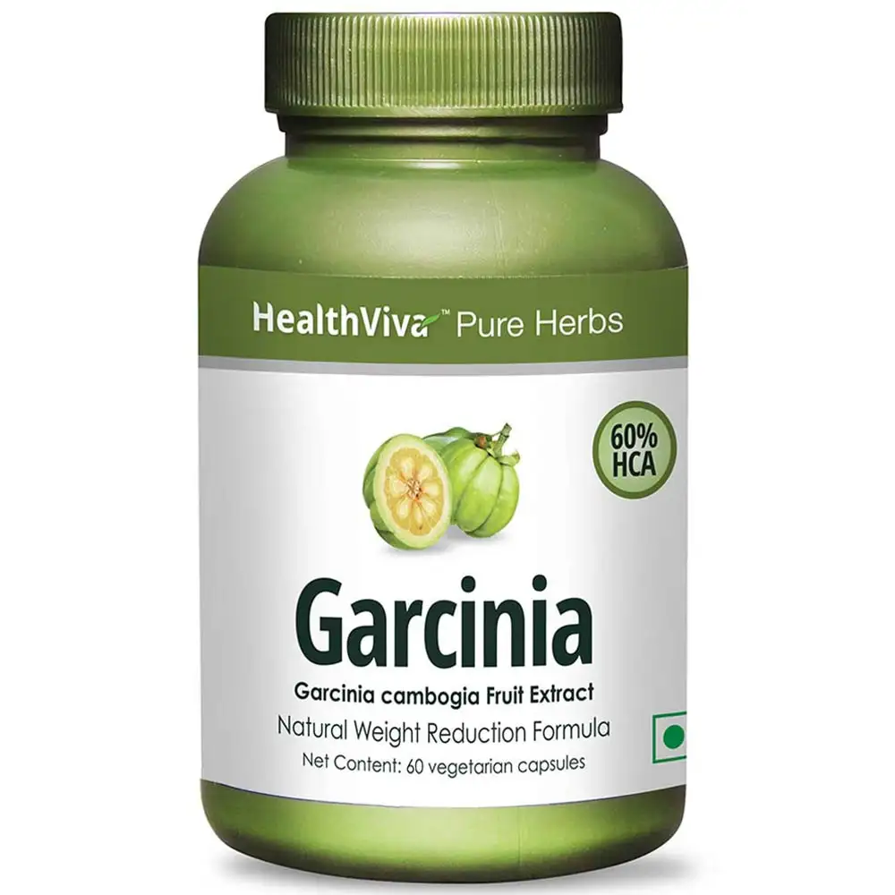 HealthViva Garcinia with 60% HCA OP,  60 capsules