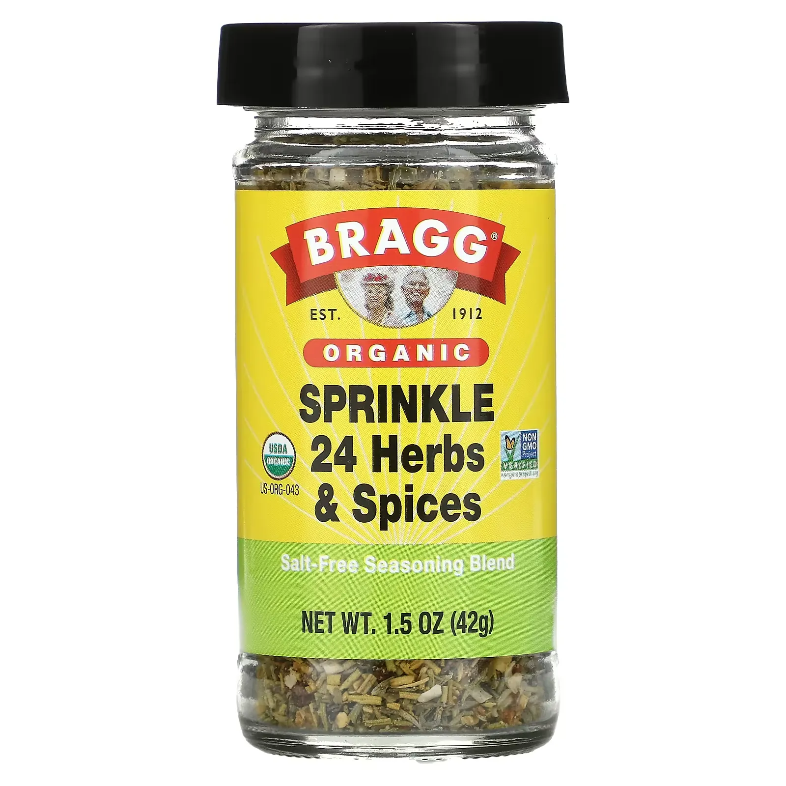 Organic, Sprinkle 24 Herbs & Spices Seasoning, 1.5 oz (42 g)