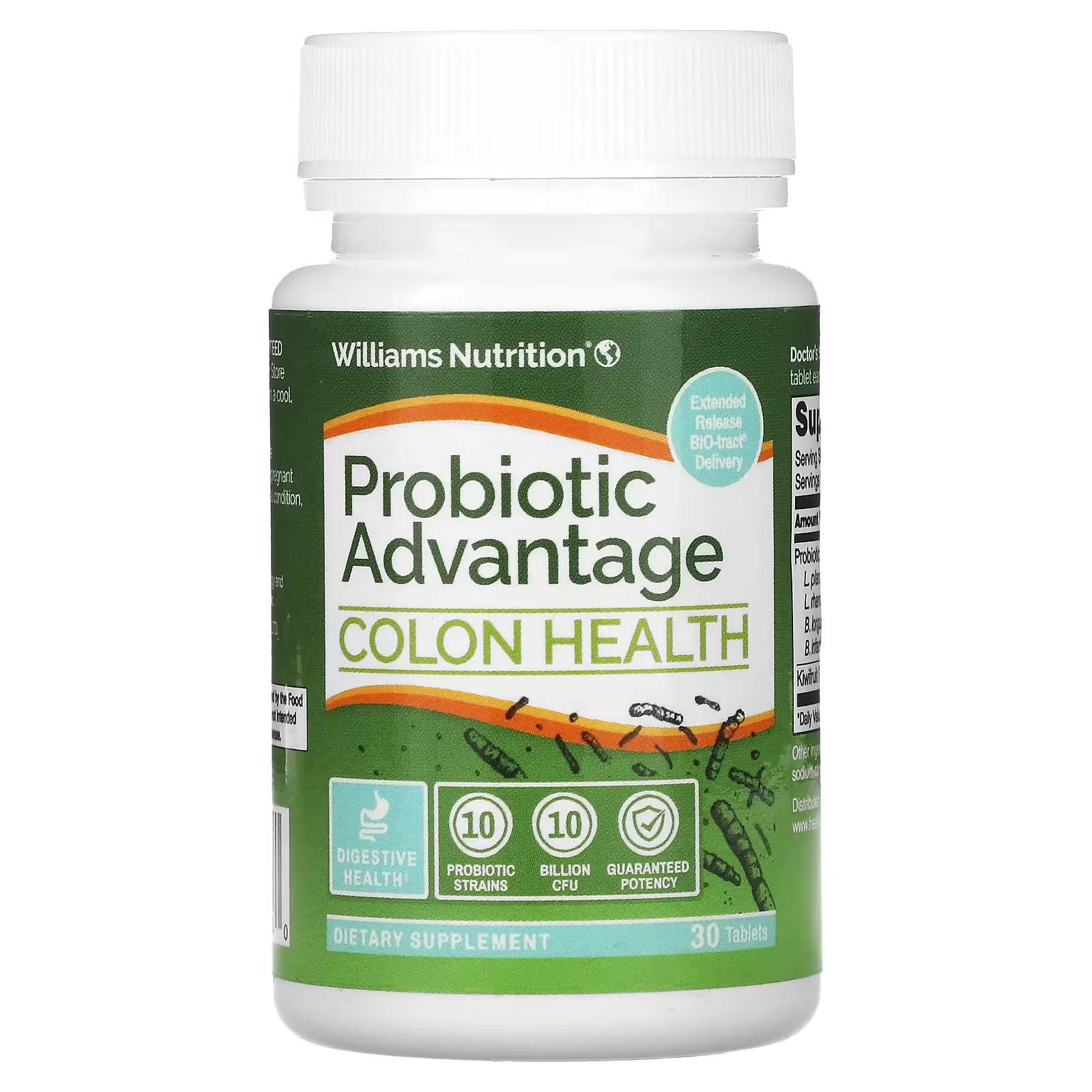 Probiotic Advantage, Colon Health, Extra Strength, 30 Tablets