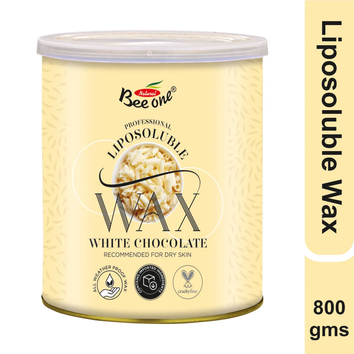 Beeone Professional White Chocolate Liposoluble Wax