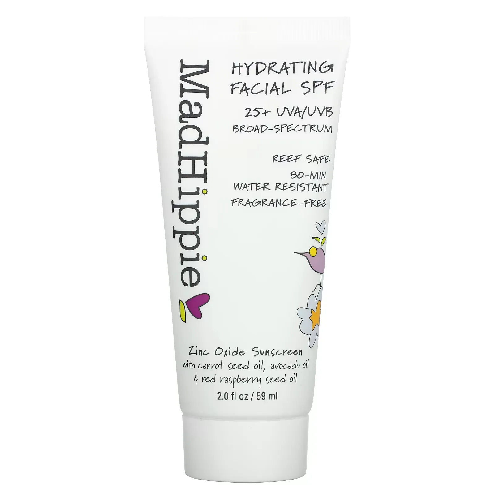 Hydrating Facial SPF, 25+, Fragrance Free, 2 fl oz (59 ml)