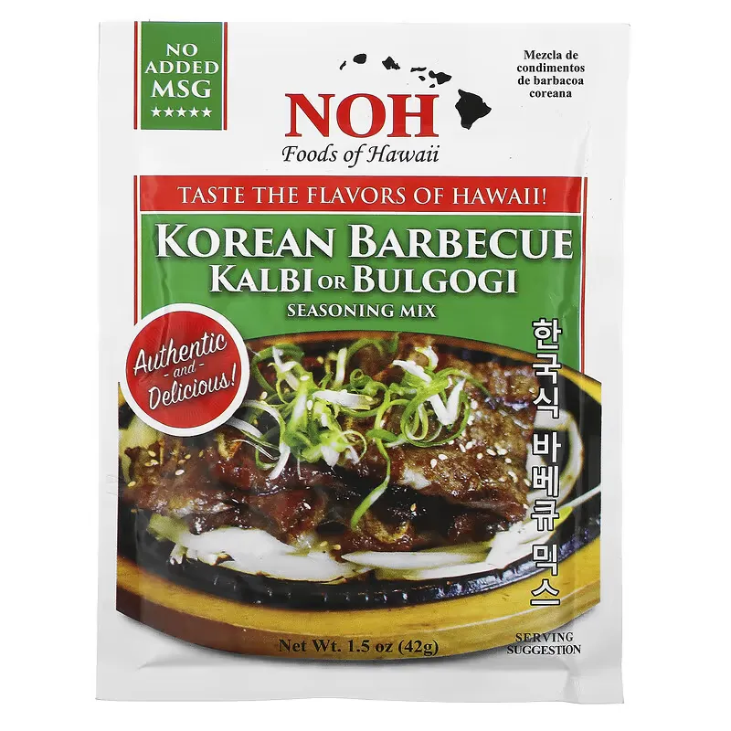 Korean Barbecue Kalbi or Bulgogi Seasoning Mix, 1.5 oz (42 g)