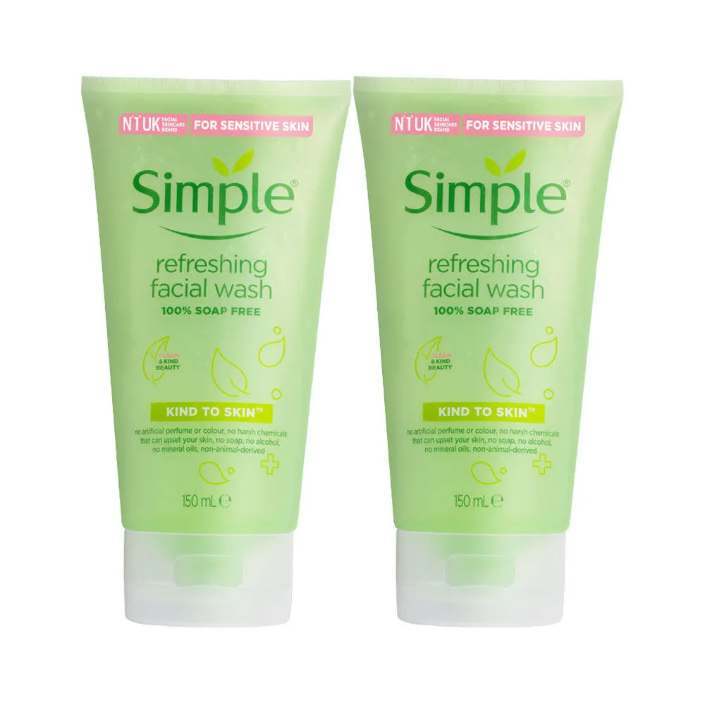 Simple Refreshing Facial Wash Combo