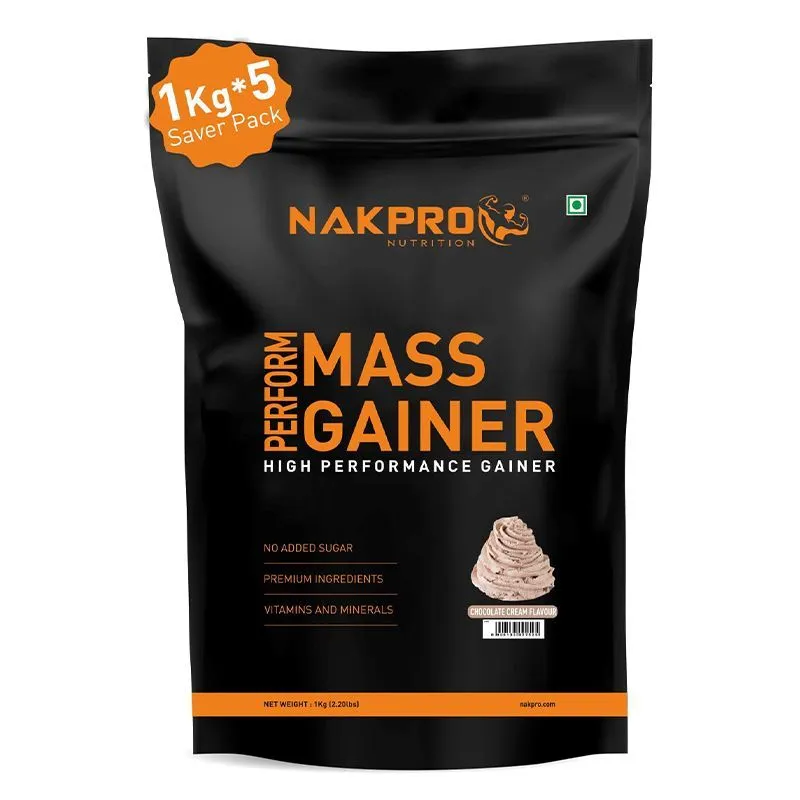 NAKPRO Perform Mass Gainer - Cream Chocolate Flavour