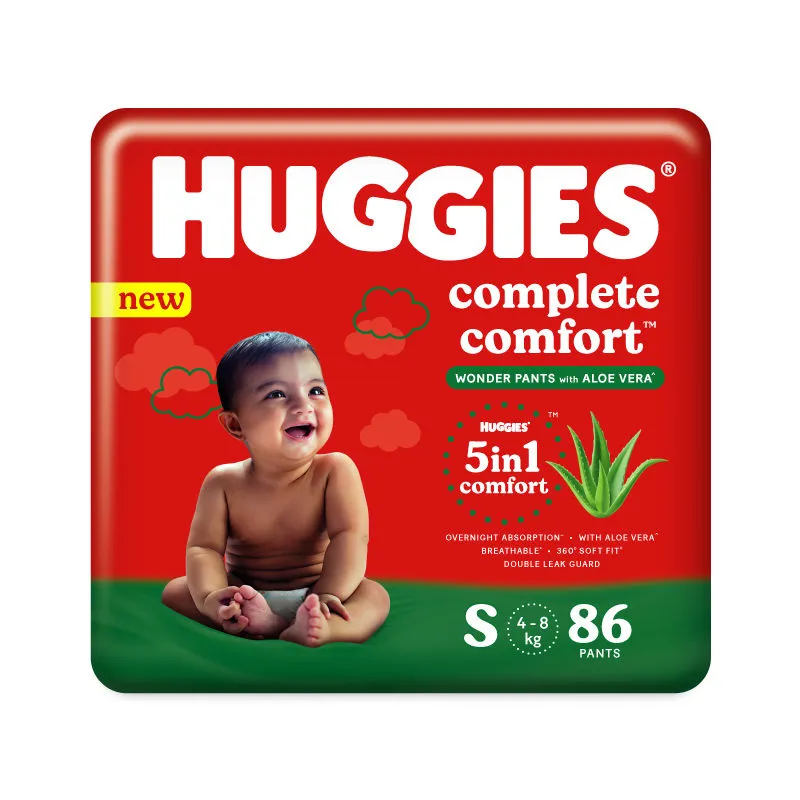 Huggies Complete Comfort Wonder Pants With Aloe Vera Small Baby Diaper Pants