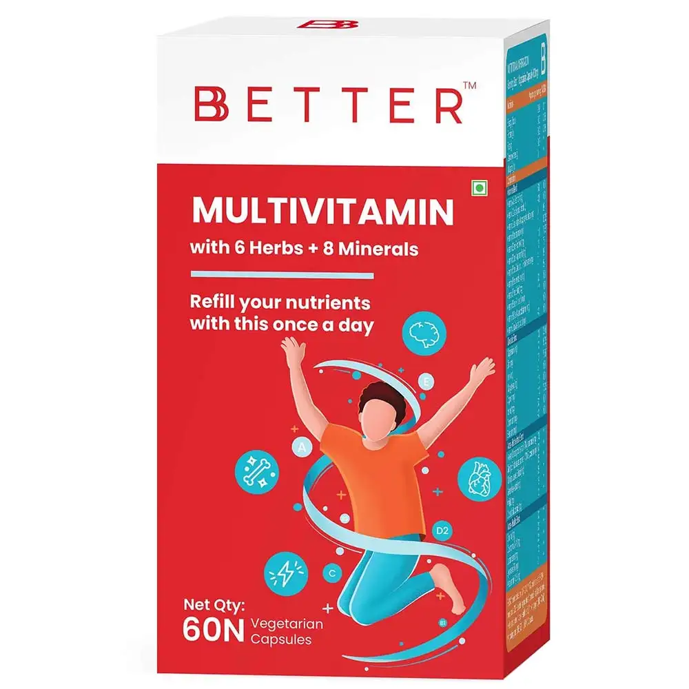 Bbetter Multivitamin,  60 veggie capsule(s)  Unflavoured