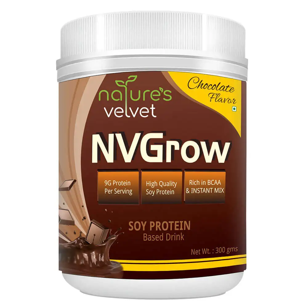 Natures Velvet NVGrow Soy Protein,  0.66 lb  Chocolate