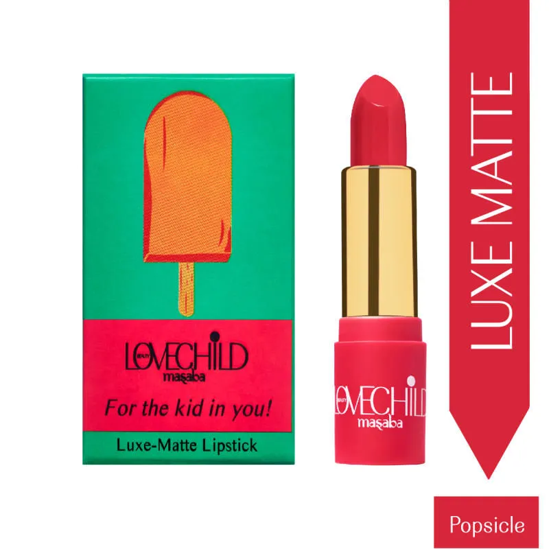 LoveChild Masaba For The Kid In You! Luxe Matte Lipstick - 02 Popsicle